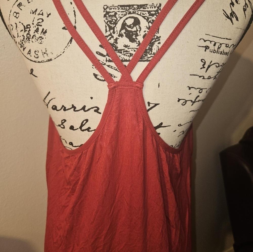 Cheibear Womans Red Chemise NWT Size L - Picture 5 of 11